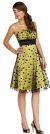 Main image of Polka Dot Mesh Party Dress