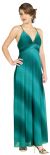 Main image of Shimmering Two Tone Print Evening Dress