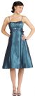 Main image of Two Tone Taffeta Empire Cut Party Dress