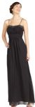 Main image of Shirred Formal Dress with Spaghetti Straps
