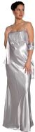 Main image of Pleated Bodice Empire Formal Prom Dress