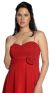 Spaghetti Strapped Chiffon Prom Dress with Waist Flower in alternative view