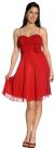 Main image of Spaghetti Strapped Chiffon Prom Dress with Waist Flower