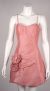 Twin Flowered Short Bubble Party Dress in closeup image