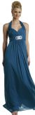 Main image of Halter Neck Empire Style Formal Bridesmaid Dress