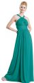 Main image of Halter Neck Tie Shirred Formal Bridesmaid Dress