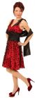 V-neck Short Polka Dot Party Dress   in alternative image