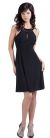 Main image of Ornate Covered Neckline Short Cocktail Dress