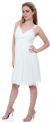 V-Neck Short Sleeveless Cocktail Dress in alternative image