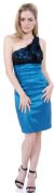 Main image of Knee Length One-Shoulder Cocktail Dress