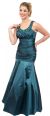 Main image of Embellished Mermaid Prom Dress with Ruched Detail