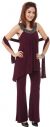 Main image of Embellished Neckline Two Piece Pant Dress