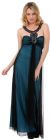 Full Length Formal Dress with Embellished Neck Accents in alternative image