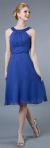 Main image of Embellished Boatneck Short  Bridesmaid Party Dress 