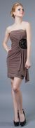 Main image of Strapless Cocktail Dress with Embellished Cutout Desing