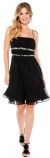 Main image of Spaghetti Short Cocktail Dress with Sequins Waist