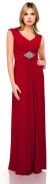 Main image of V-Neck Cap Sleeves Empire Cut Long Formal Dress