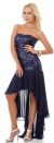 Strapless Sequins Bodice High Low Formal Evening Party Dress in an alternative picture