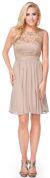 Main image of Floral Lace Top Short Bridesmaid Party Dress
