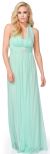 Main image of Halter Neck Empire Waist Long Formal Bridesmaid Dress