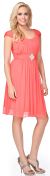 Main image of Scoop Neck Broad Shirred Short Bridesmaid Party Dress