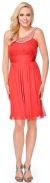 Main image of U-Neck Short Party Dress with Pearls & Diamond Accent