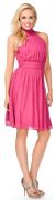 Main image of Halter Neck Short Party Dress with Neck Tie Closure