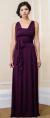Convertible Empire Waist Long Formal Bridesmaid Dress in an alternative image