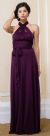 Convertible Empire Waist Long Formal Bridesmaid Dress in an alternative image
