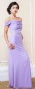 Main image of Off Shoulder Cowl Neck Long Bridesmaid Evening Dress