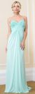 Main image of Rose Petals Bust Long Formal Evening Bridesmaid Dress