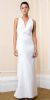 Main image of Deep V-Neck Lace Back Long Formal Bridesmaid Dress