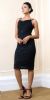 Main image of Knee Length Bejeweled Neck Lace Formal Cocktail Dress