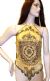 Halter Neck Sequin Beaded Top in Gold
