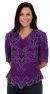Main image of Rain and Flares Hand Beaded/Sequined Blouse