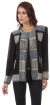 Main image of Boxy Beading Full Sleeves Short Sheer Jacket