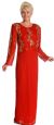 Main image of Full Length Beaded Formal Dress