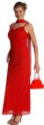 Main image of Shimmery Floral Patterned Long Formal Dress