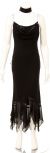 Main image of Ruched Bodice Formal Dress with Ruffles