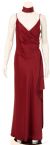 Main image of Spaghetti Full Length Dress with Bust Overlay
