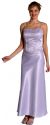 Main image of Floral Beadwork on Criss Crossed Formal Dress