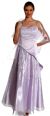 Main image of Multiple Flower Prom Dress on Satin and Organza