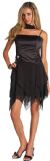Asymmetric Spaghetti Strapped Cockail Dress in alternate picture.