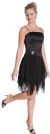 Main image of Asymmetric Spaghetti Strapped Cockail Dress
