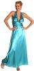 Main image of Halter Neck Polysatin Long Formal Dress
