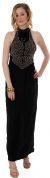 Main image of Halter Neck Beaded Formal Cocktail Dress