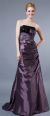 Main image of Strapless Ruched Formal Prom Ball Gown with Sequin Bustline