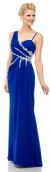 Main image of Pleated Long Prom Dress with Jewels & Matching Bolero Jacket