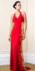 Main image of Halter Neck Sequined Sides Long Formal Prom Dress