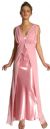 Main image of Layered Satin Rhinestone Formal Dress